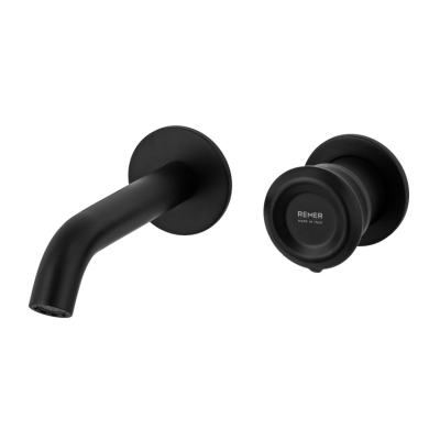 Смеситель для раковины Remer Element ET15PNO, черный матовый
