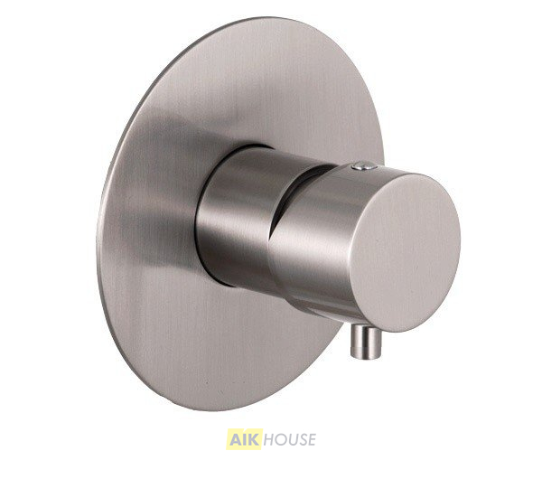 Смеситель термостатический для душа Remer Elegance NT30NP, никель брашированный