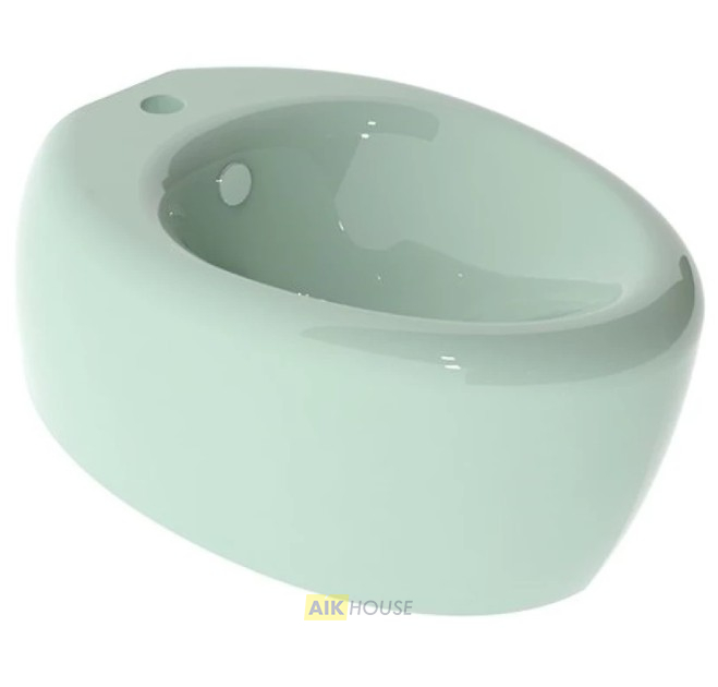 Биде подвесное GSG Ceramic Design Touch TOBISO024, бирюзовый глянцевый