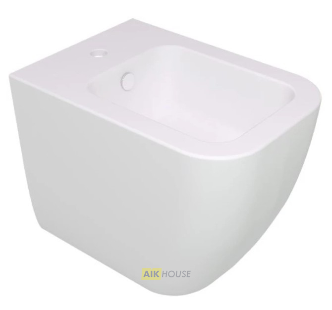 Биде приставное GSG Ceramic Design Brio BRBI01000, белый глянцевый