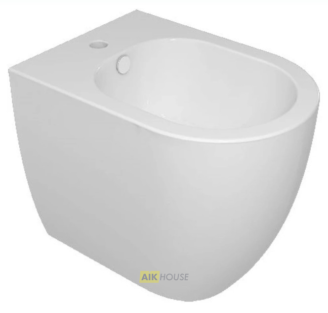 Биде приставное GSG Ceramic Design Like LKBI01000, белый глянцевый