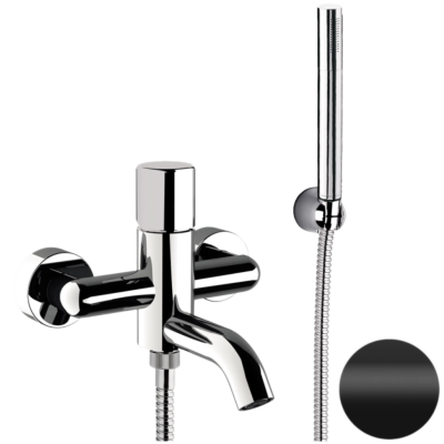 Смеситель для ванны Daniel Trilogy TG61015, чёрный матовый
