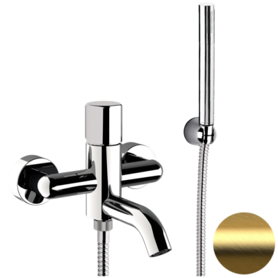Смеситель для ванны Daniel Trilogy TG610DP, золото