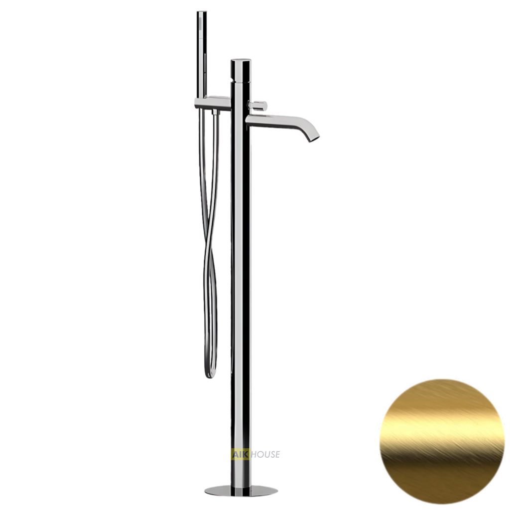 Смеситель для ванны Daniel Trilogy TG678DP, золото