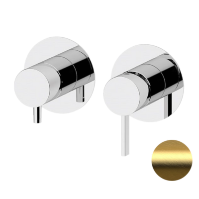 Смеситель для душа Remer Metrica MC93ZPBG, золото