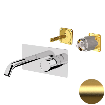 Смеситель для раковины Daniel Trilogy TG632KBDP, золото
