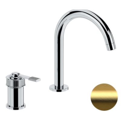 Смеситель для раковины Remer Atelier AL57BG, золото