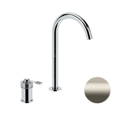Смеситель для раковины Remer Atelier AL57LXV, сталь