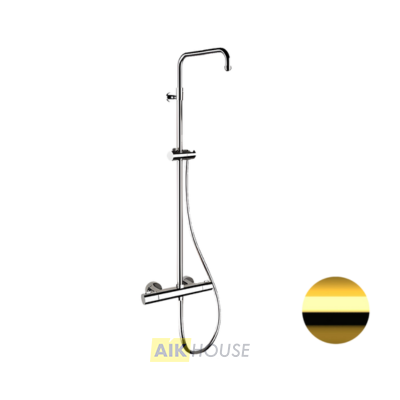 Душевая система термостатическая Remer Elegance EQ32ASSDDO, золото глянцевое