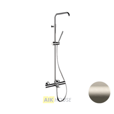 Душевая система термостатическая с изливом Remer Elegance EQ34A7MMSSOFXV, сталь