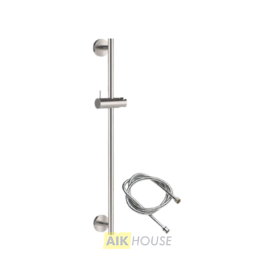 Душевая стойка 66 см с шлангом Remer INOX SS317M332, нержавеющая сталь