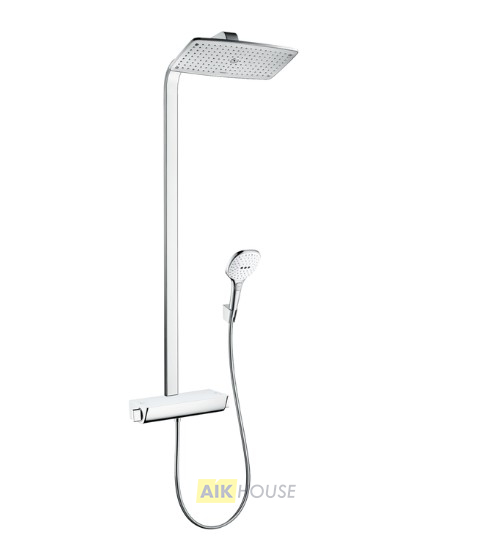 Душевая система Hansgrohe Raindance E 27112400 Showerpipe 360 1jet, белый, хром