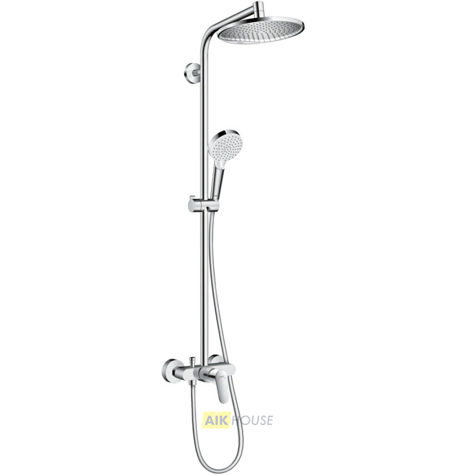 Душевая стойка Hansgrohe Crometta S 240 1jet Showerpipe EcoSmart 27269000