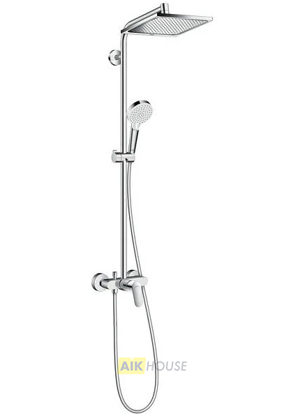 Душевая система Hansgrohe Crometta 27284000 E 240 1jet Showerpipe, хром