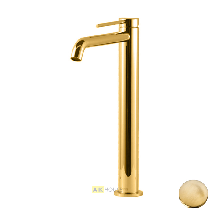 Смеситель для раковины GATTONI CIRCLE TWO 9148/91SG, золото