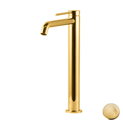 Смеситель для раковины GATTONI CIRCLE TWO 9148/91SG, золото