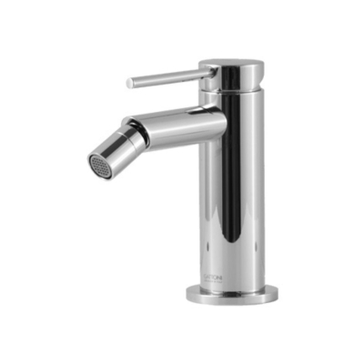 Смеситель для биде на 1 отверстие, с донным клапаном GATTONI Circle Two 9150/91GA, серый 