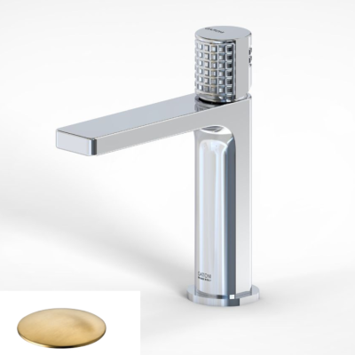 Смеситель для раковины GATTONI T_K 8240/8OSG, золото