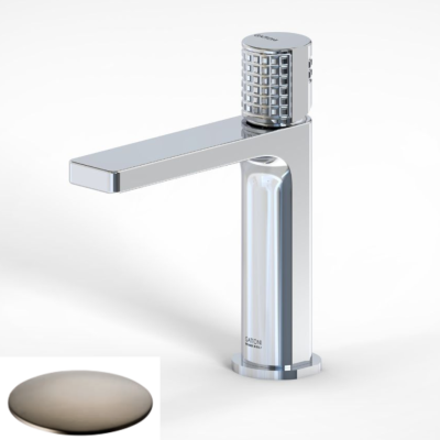 Смеситель для раковины GATTONI T_K 8240/8OGA, серый антрацит