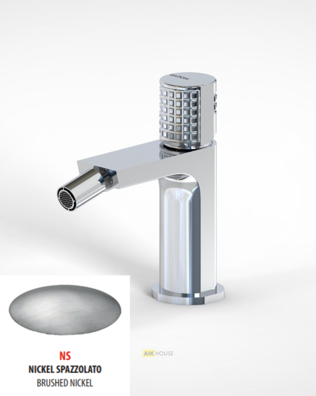 Смеситель для биде GATTONI T_K 8250/8ONS, брашированный никель