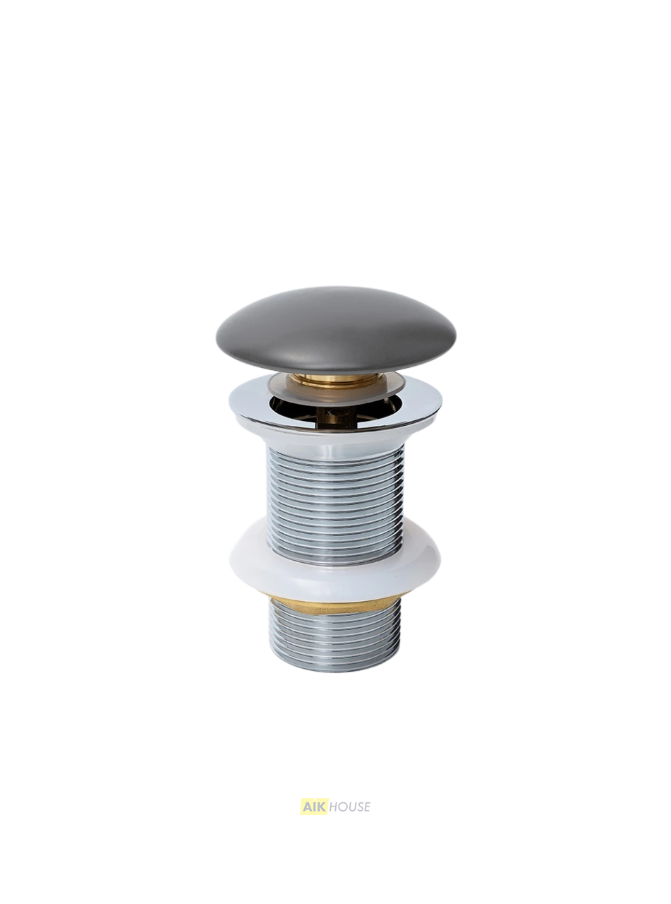 Донный клапан Gid без перелива Dgm100 74408K темно-серый матовый 7x7x10