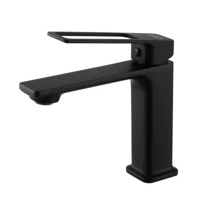 Смеситель для раковины Gid Niagara L057-BM-K L057BMK черный матовый