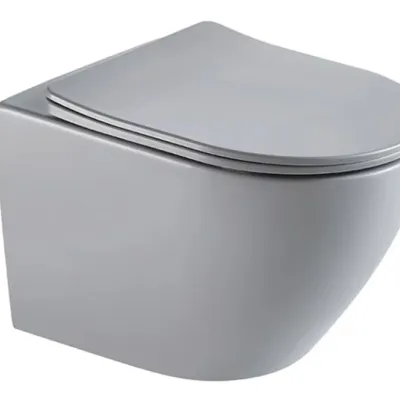 Унитаз подвесной Tornado Gid Tr2122TF-Lgm 62259Y серый матовый 49x36x36