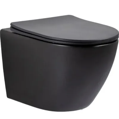 Унитаз подвесной Tornado Gid Tr2122TF-Bm 62261Y черный матовый 49x36x36