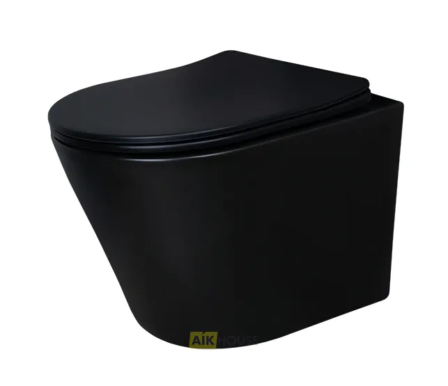 Унитаз подвесной Gid Tr2130bm 62205Y черный матовый 48x36.5x36
