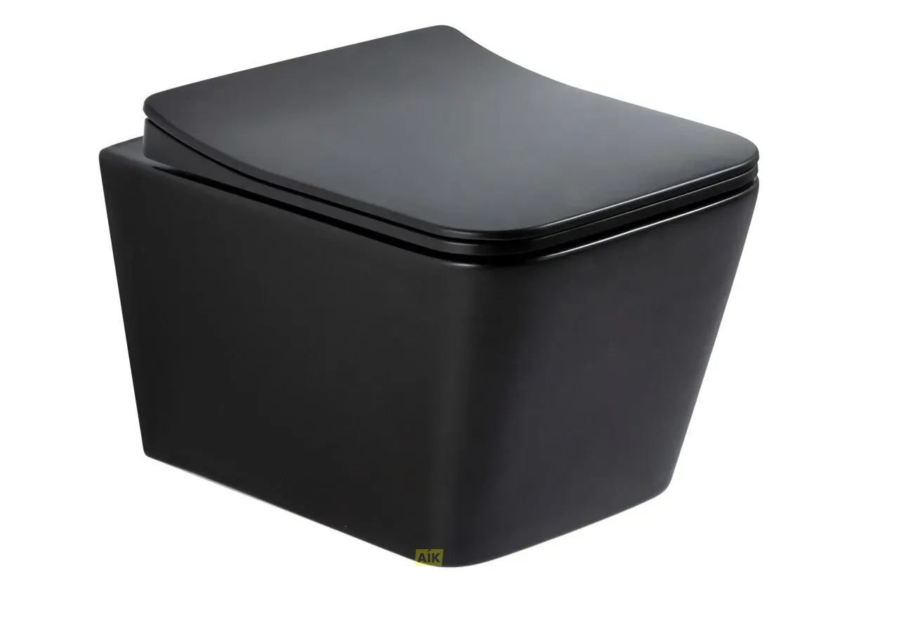 Унитаз подвесной Gid Tr2144Bm 62225Y черный матовый 52x36x33.5