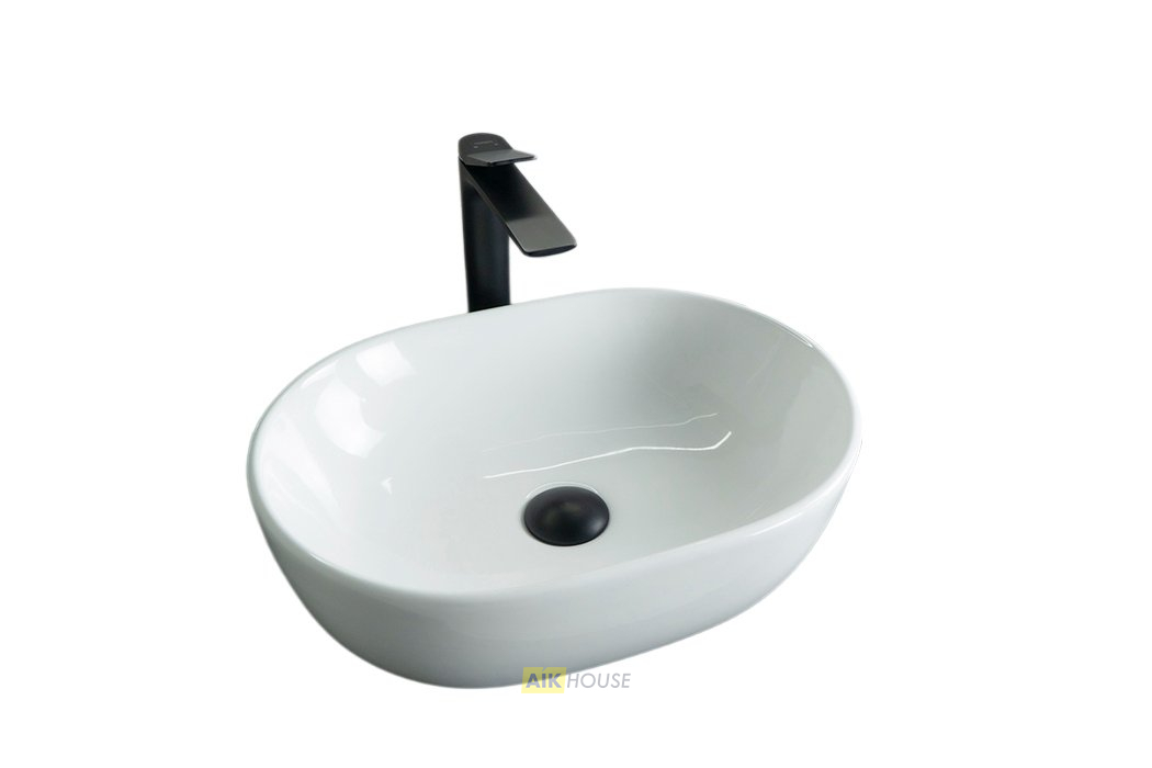 Раковина Gid N9026b 51113 накладная белая 48x35x13.5