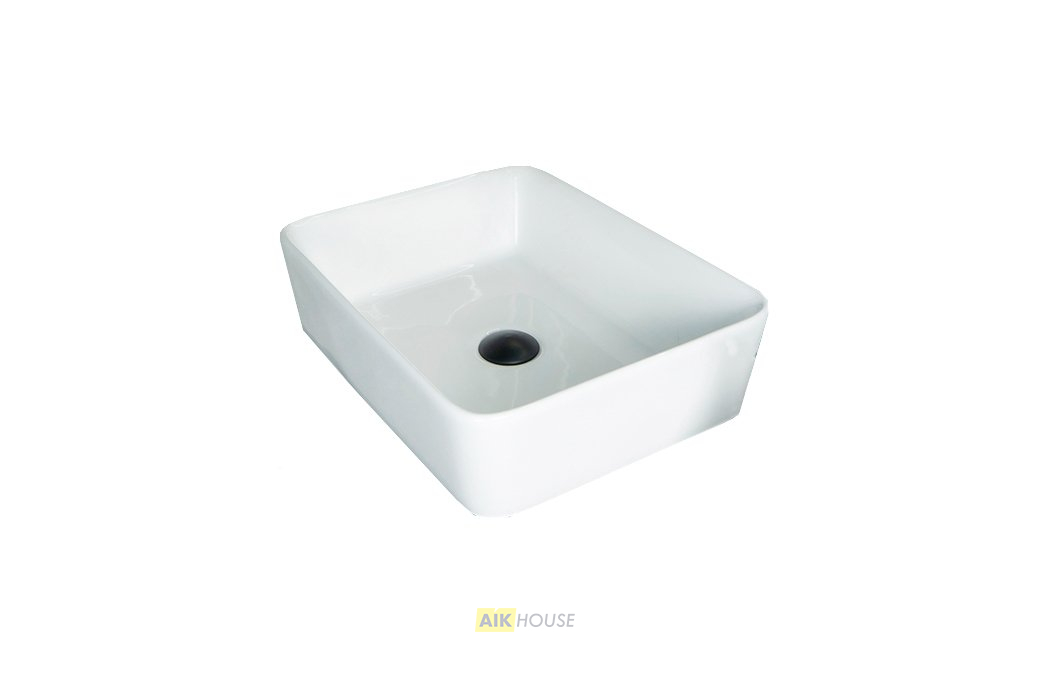 Раковина Gid N9103 51120 накладная белая 48x37x13
