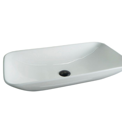 Раковина Gid N9122 51124 накладная белая 71x40x14