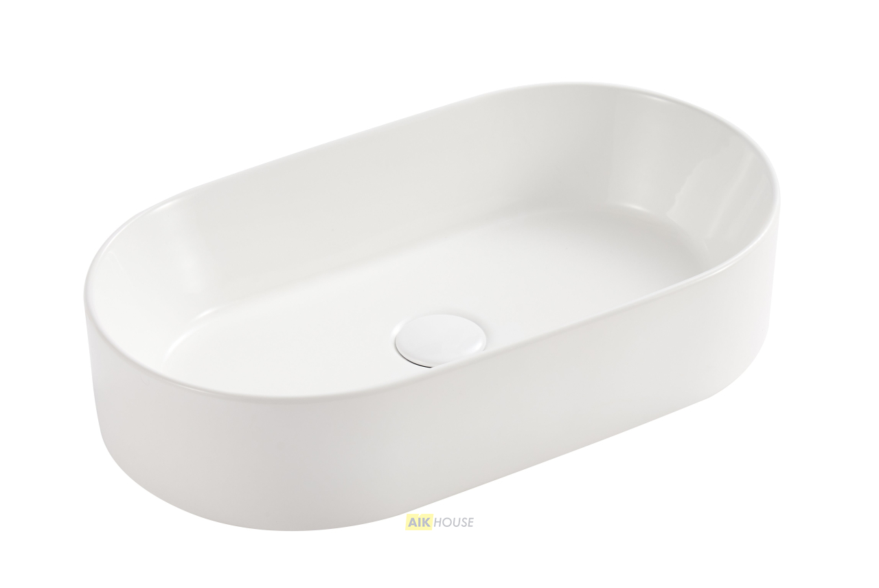 Раковина Gid N9020 51209 накладная белая 52.5x30.5x11.5