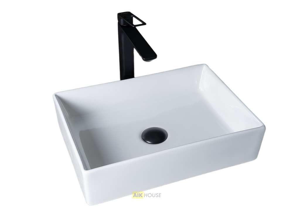 Раковина Gid N1204 51225 накладная белая 45x32x11