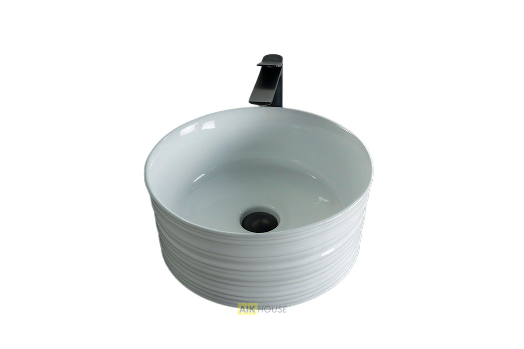 Раковина Gid W969 51174 накладная белая 41x41x18
