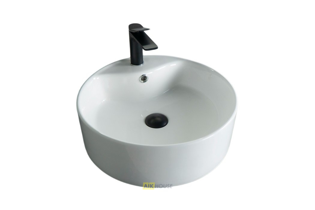 Раковина Gid N9008b 51104 накладная белая 46x46x16