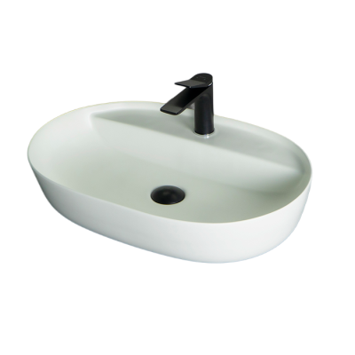 Раковина Gid Wm1346 51192 накладная белая матовая 61x41x14