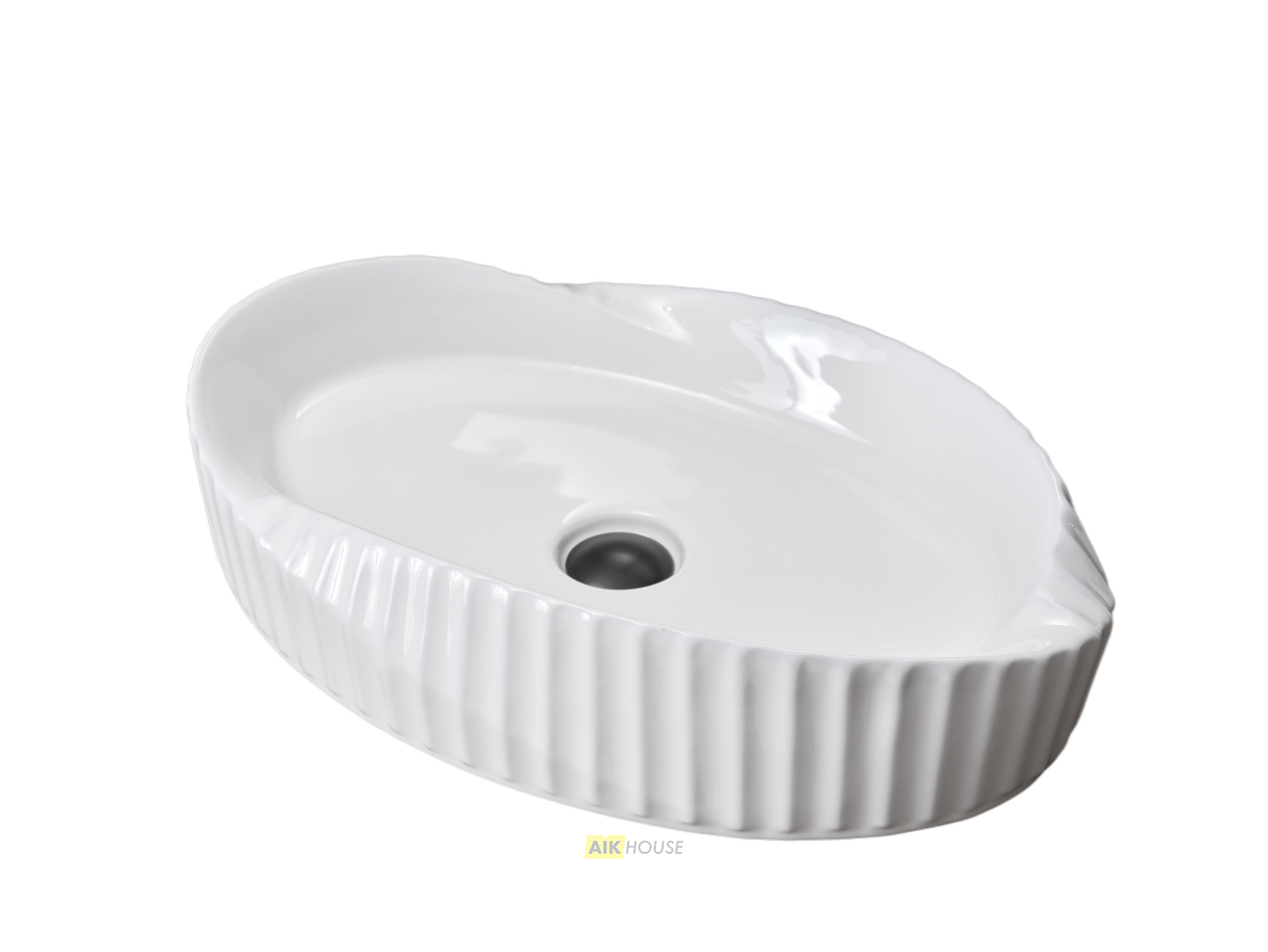 Раковина Gid 888s 51223 накладная белая 60x38.5x13.5