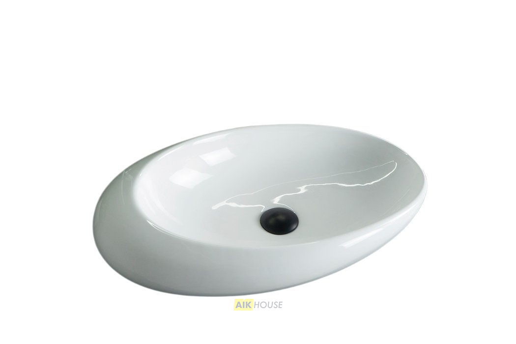 Раковина Gid N9050 51167 накладная белая 59x37x14