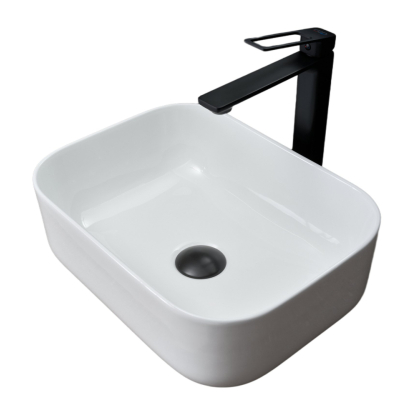 Раковина Gid N1335 51238 накладная белая 40x30x13