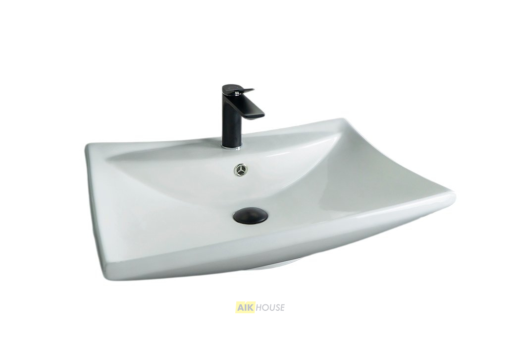 Раковина Gid N9111 51122 накладная белая 60x46x17