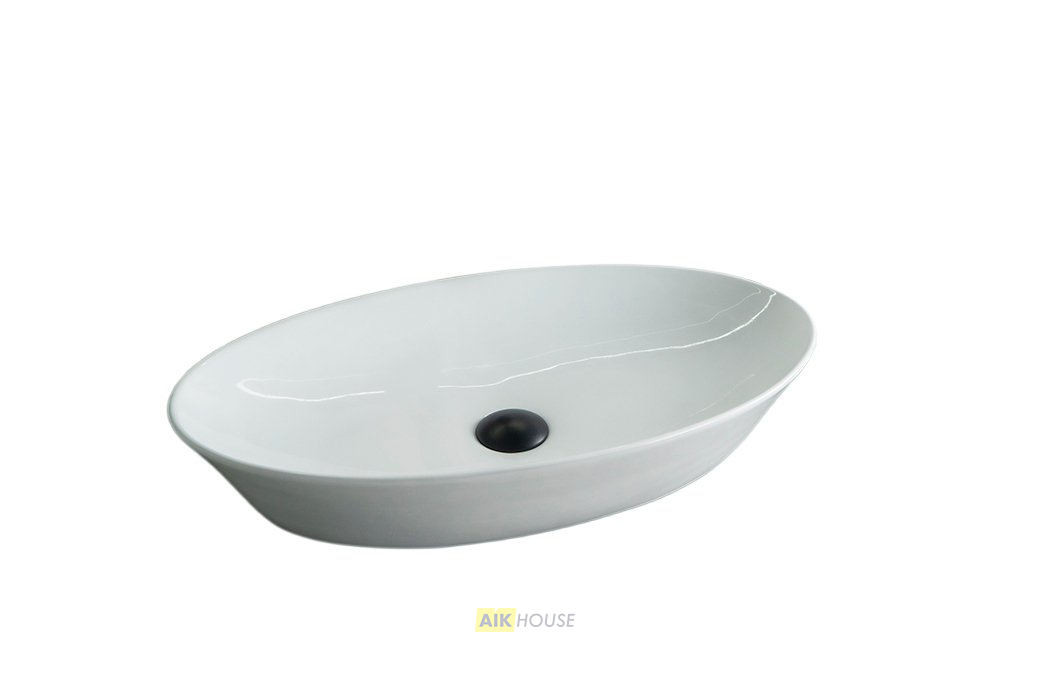 Раковина Gid N9397 51141 накладная белая 61x37x12