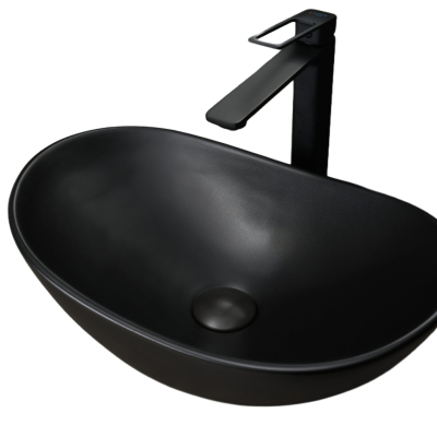 Раковина Gid Bm9133 53352 накладная черная матовая 48x30.5x14.5