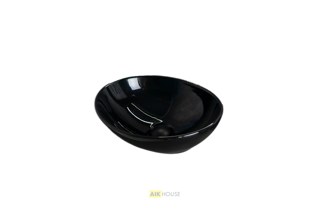 Раковина Gid Nc920 52231 накладная черная глянцевая 41x34x15