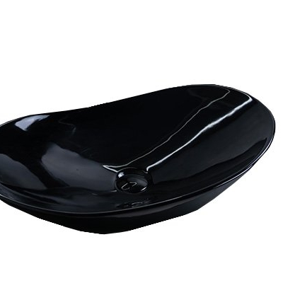 Раковина Gid BL9811 53349 накладная черная глянцевая 61x37x15
