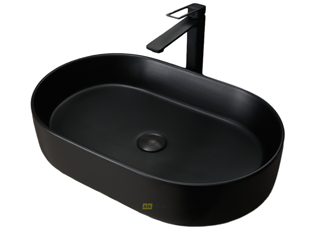 Раковина Gid Bm1479 53354 накладная черная матовая 61x38.5x12