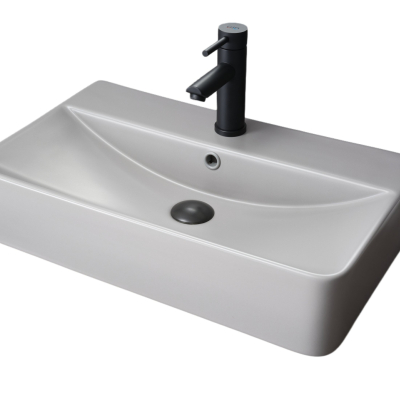 Раковина Gid Gm1344 52236 накладная серая матовая 61x35.5x14