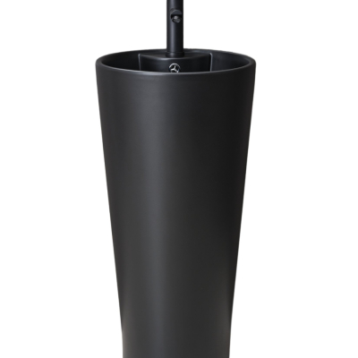 Раковина Gid Nb131bm 81120 накладная черная матовая 40x40x84