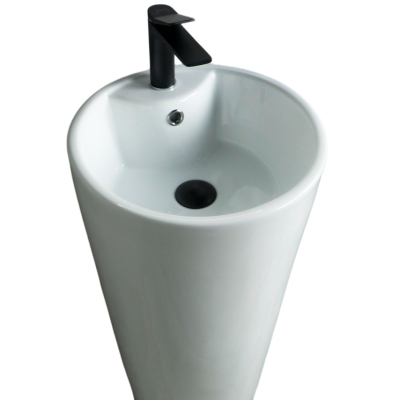 Раковина Gid Nb131 81112 накладная белая 40x40x84